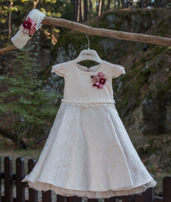 Βαπτιστικό Φόρεμα Mi Chiamo Κ4302Φ